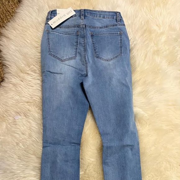 NWT STEVE MADDEN Madden Girl Women ICON Ultra High-Rise Ripped Skinny Jeans - Picture 6 of 7